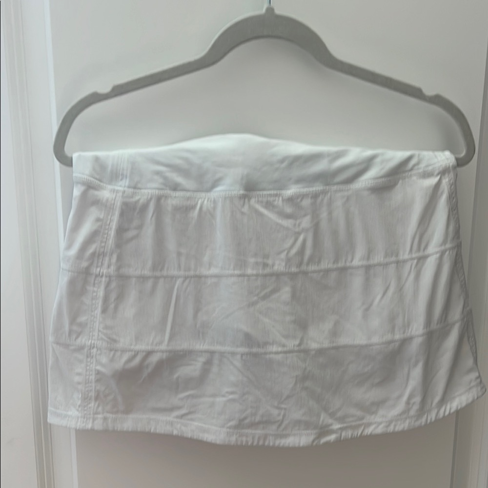 Lululemon White Tennis Skirt
